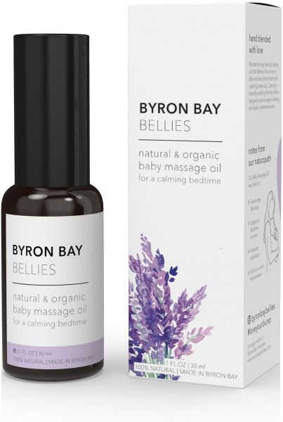 Byron Bay Bellies Natural & Organic Baby Massage Oil G/F 30ml