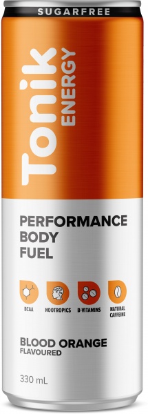Tonik Energy Drink Blood Orange G/F 330ml Can