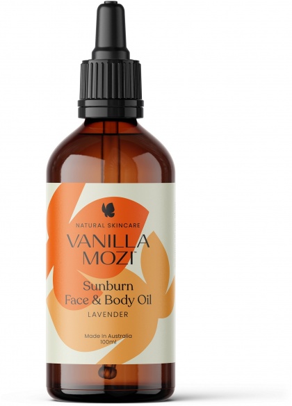 Vanilla Mozi Lavender Sunburn Face & Body Oil 100ml