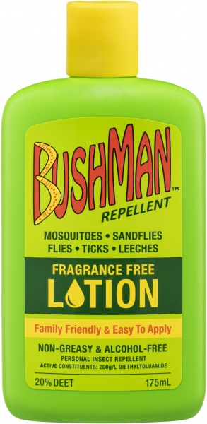 Bushman Repellent Frangrance & Alcohol Free Lotion 20% DEET 175ml